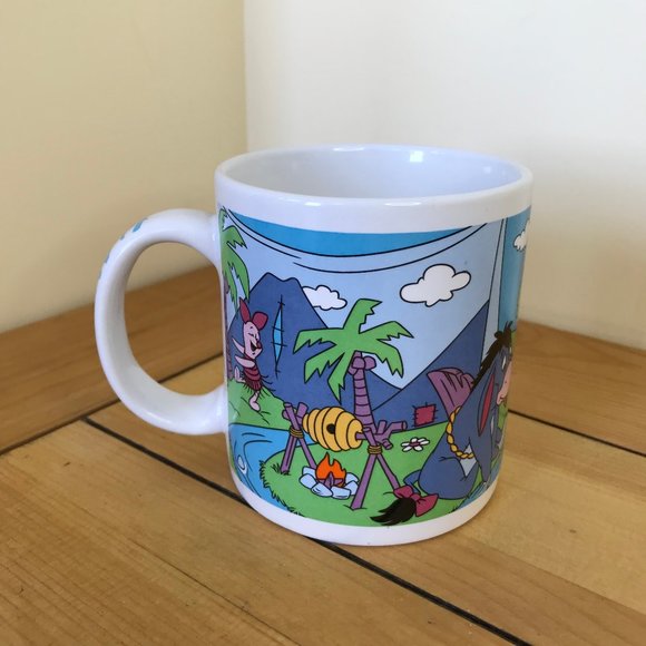 Winnie the Pooh HAWAII Hula Dancing Ceramic Coffee Mug 12oz Applause 43829 - Picture 3 of 6
